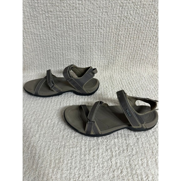 Teva Verra Sandals Hiking Water Strappy Adjustable Olive Green Womens size 7.5 - Picture 5 of 6